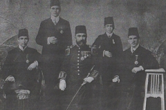 Ahmed Bahri, the third husband of Hannah Robinson, and the sons of Hannah.